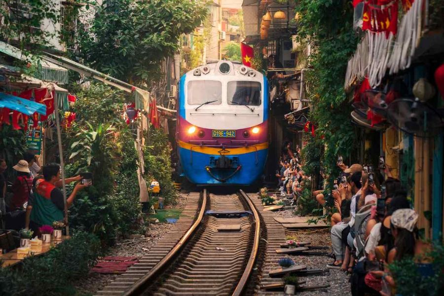 Train Street in Hanoi