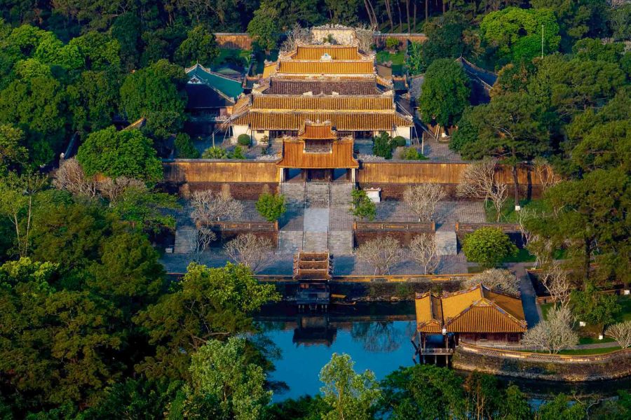 Extensive Use Of Traditional Vietnamese Architecture