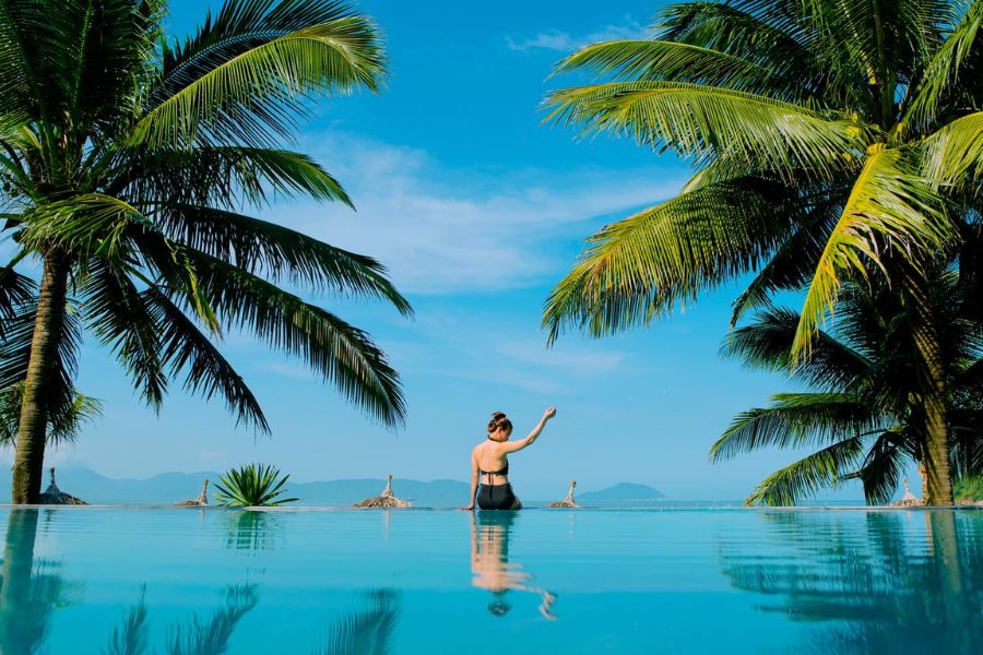 a resort in Tien Sa beach