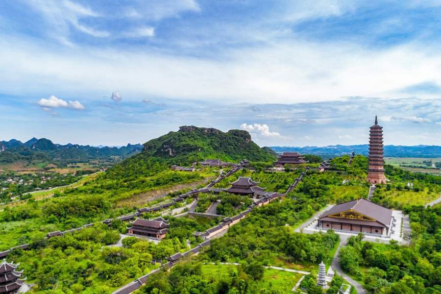 complex of Bai Dinh Pagoda in Ninh Binh