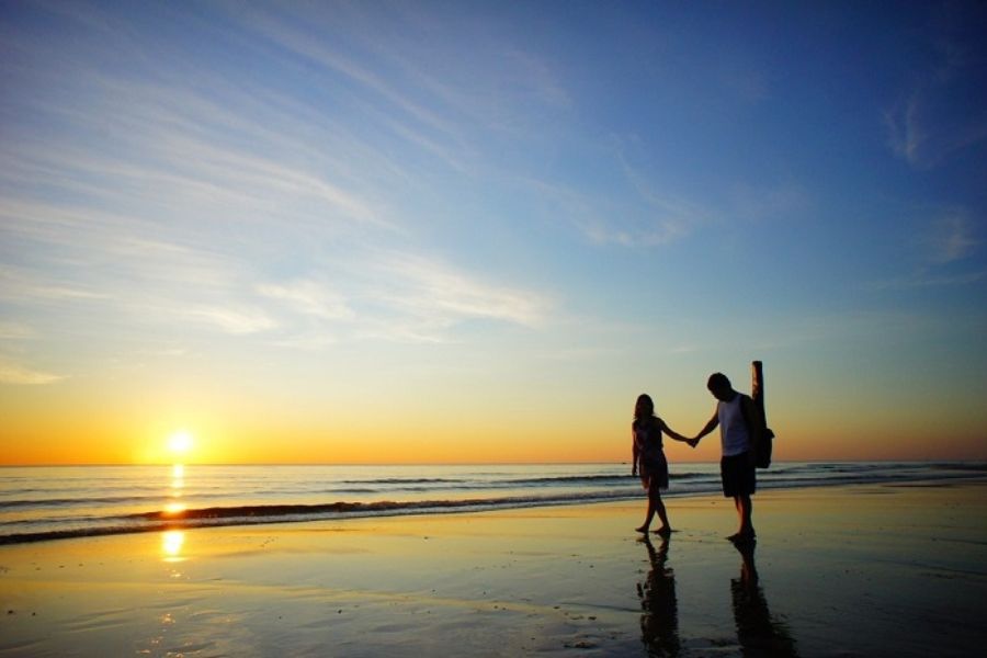 sunrise at the thanh binh beach