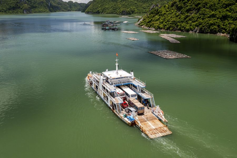 Halong Bay to Cat Ba Island by ferry