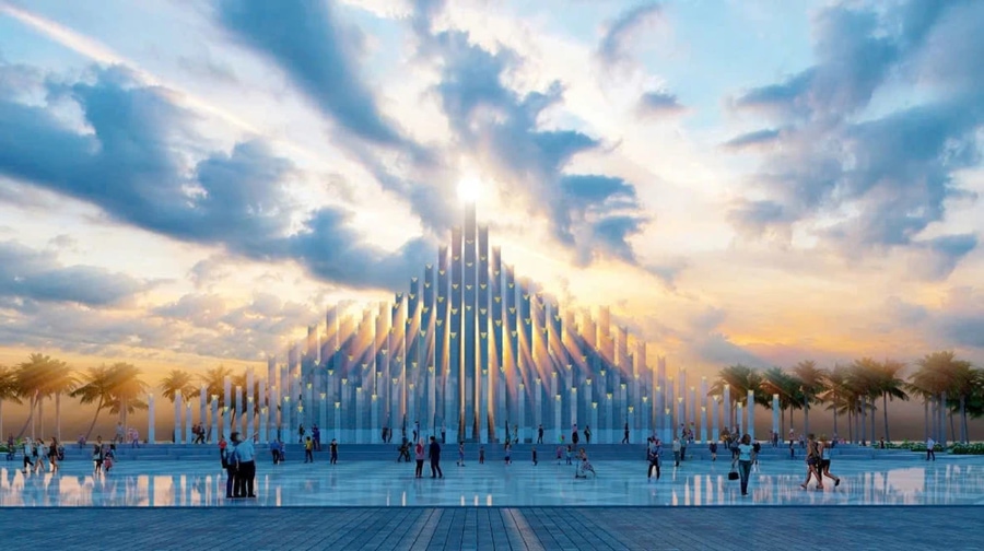 Back Beach Square (Bai Sau Square) in Vung Tau