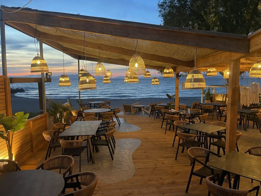 Bars And Café On The Beach