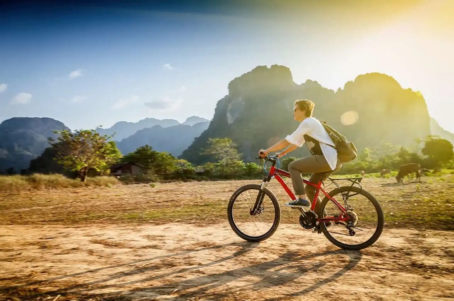Cycle Through Vang Vieng’s Countryside