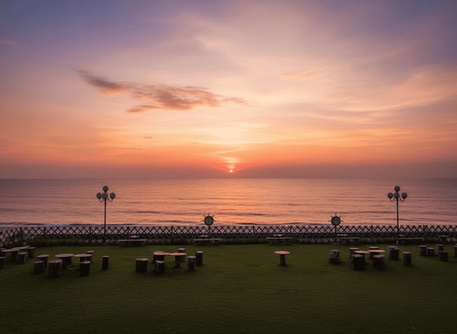 Doi Duong Beach is officially called Doi Duong Park