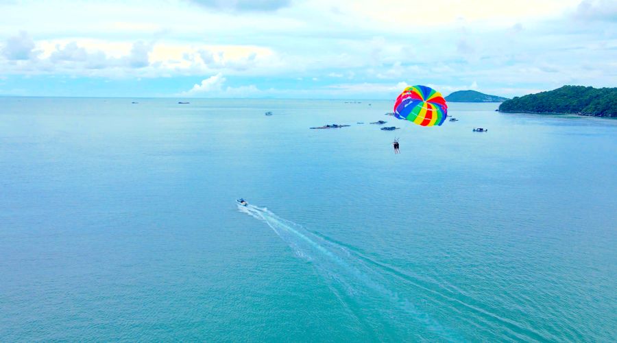 Experience Paradise By Parasailing 3