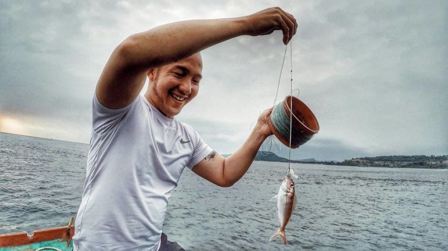 Fishing by the Seashore