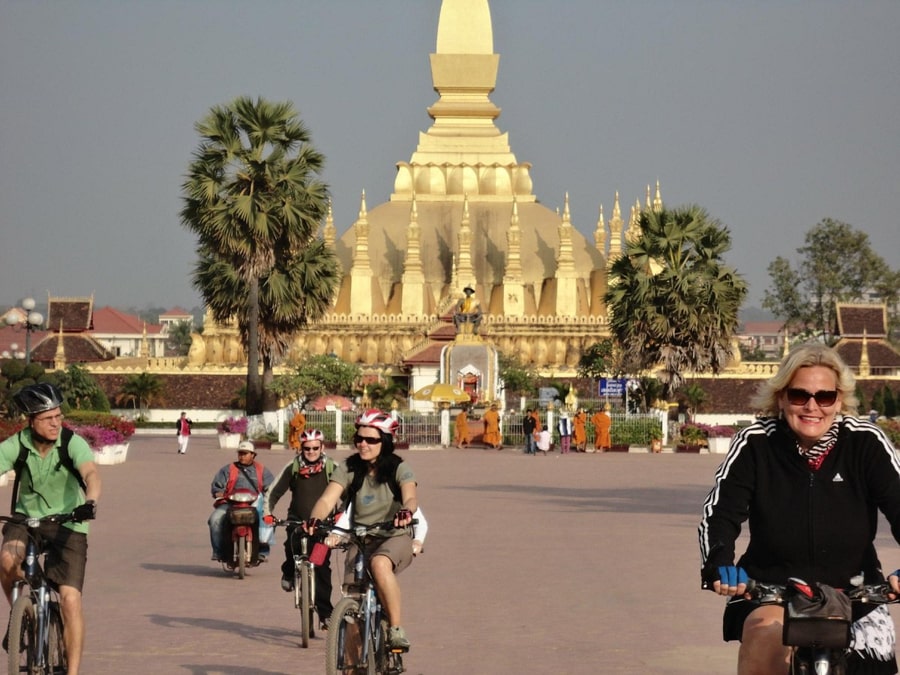 Go Cycling Around Vientiane