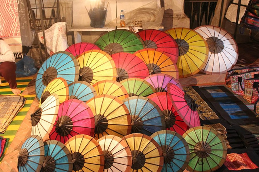 Handicraft Zone In The Luang Prabang Night Market