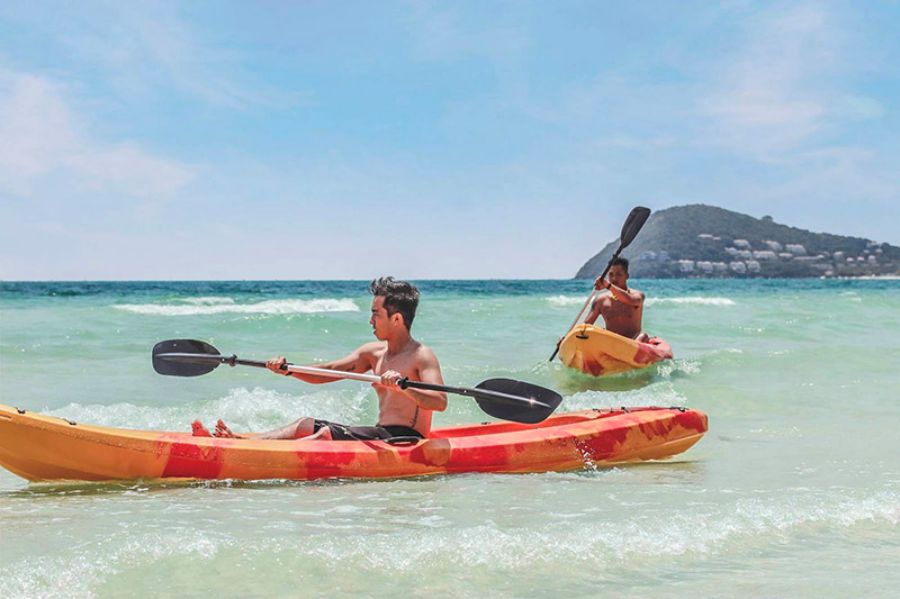 Kayak Over The Gentle Sea