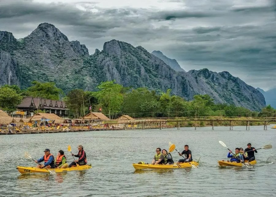Kayak Your Way To Adventure in Nam Song River