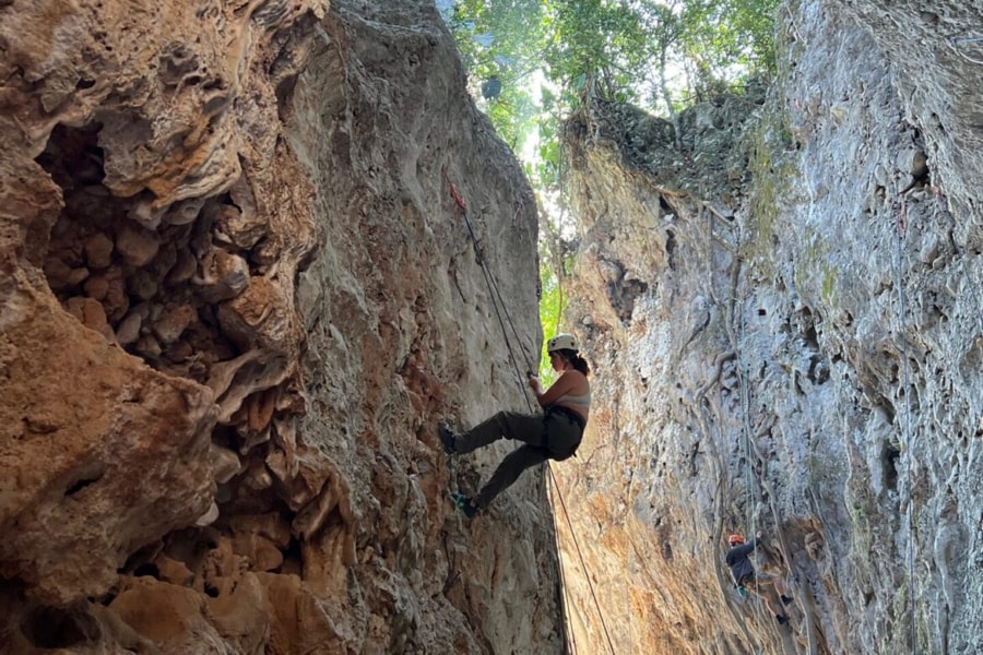 Learn Rock Climbing In Vang Vieng
