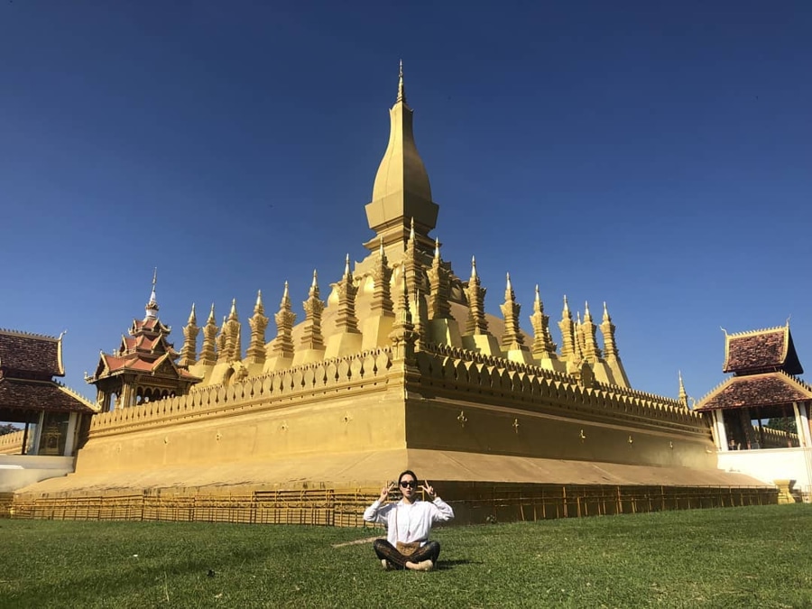 Lotus-Shaped Foundation in Pha That Luang