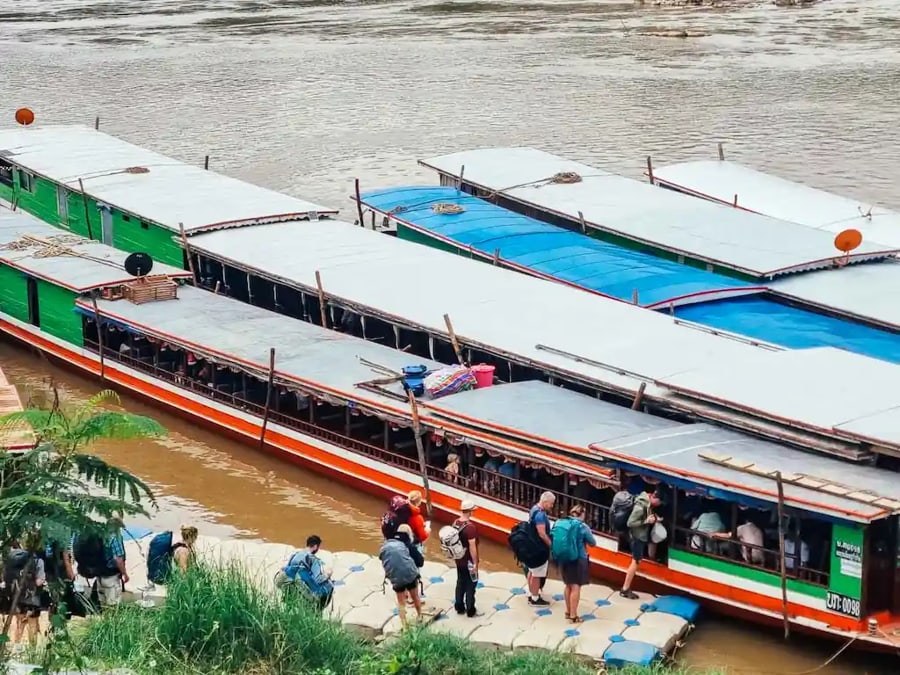 Luang Prabang to Vang Vieng boat