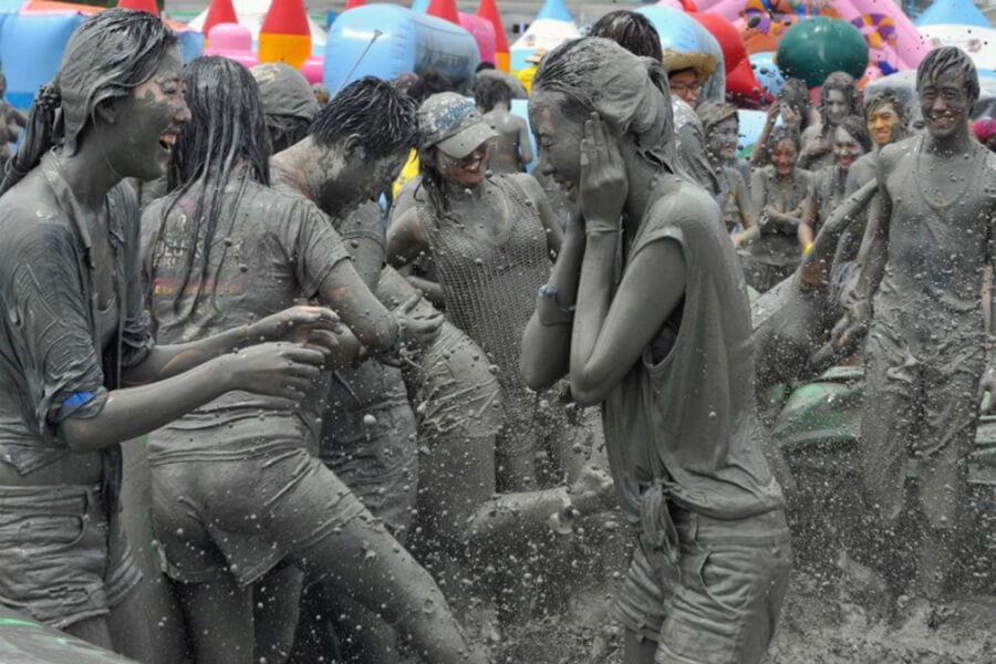 Participate In The Mud Bath Festival