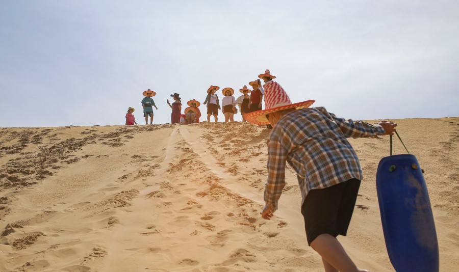 Take In The Views Of The Dunes From The Top
