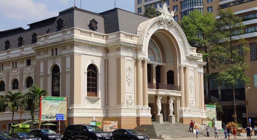 Saigon Opera House in ho chi minh city