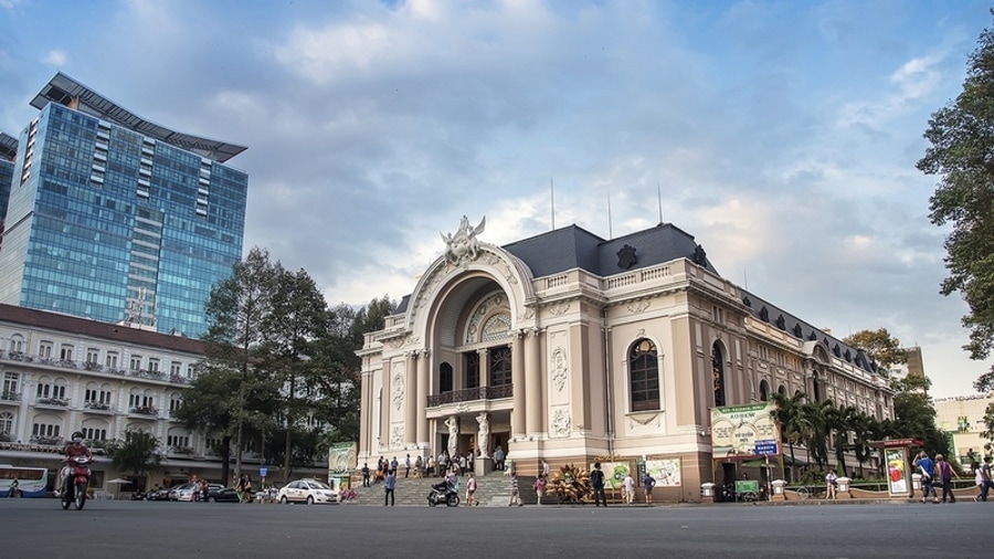 Saigon Opera House in ho chi minh city