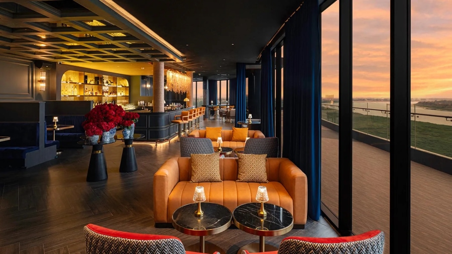 Spend The Evening At A Rooftop Bar