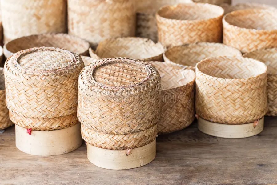 Sticky Rice Baskets (Kratip Khao)