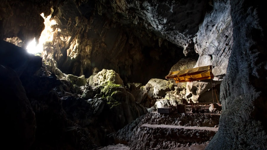 Tham Phu Kham is one of Vang Vieng's most popular nature-based attractions