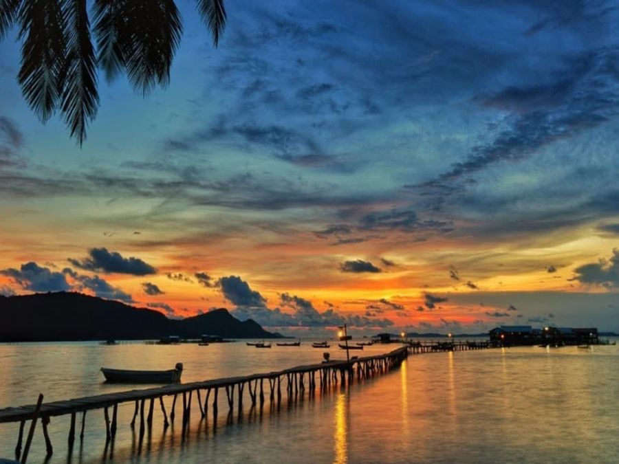 The Spectacular Sunset At Ganh Dau Cape