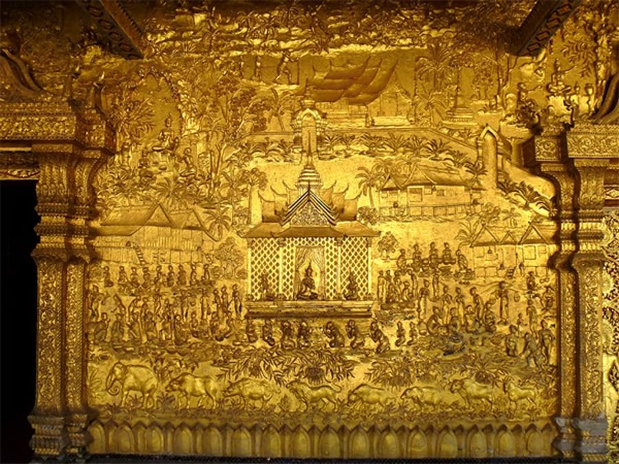 Unique Architecture Of Wat Mai Suwannaphumaham