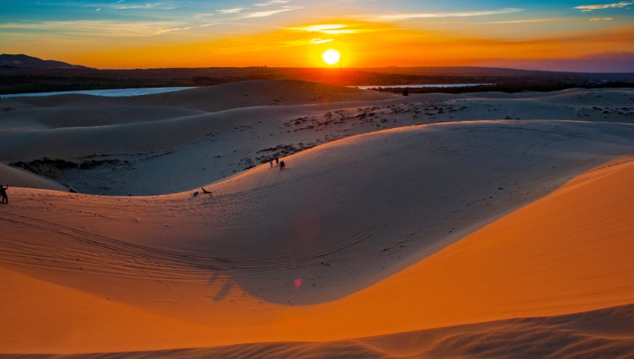 Unique Beauty Of Red Sand Dunes