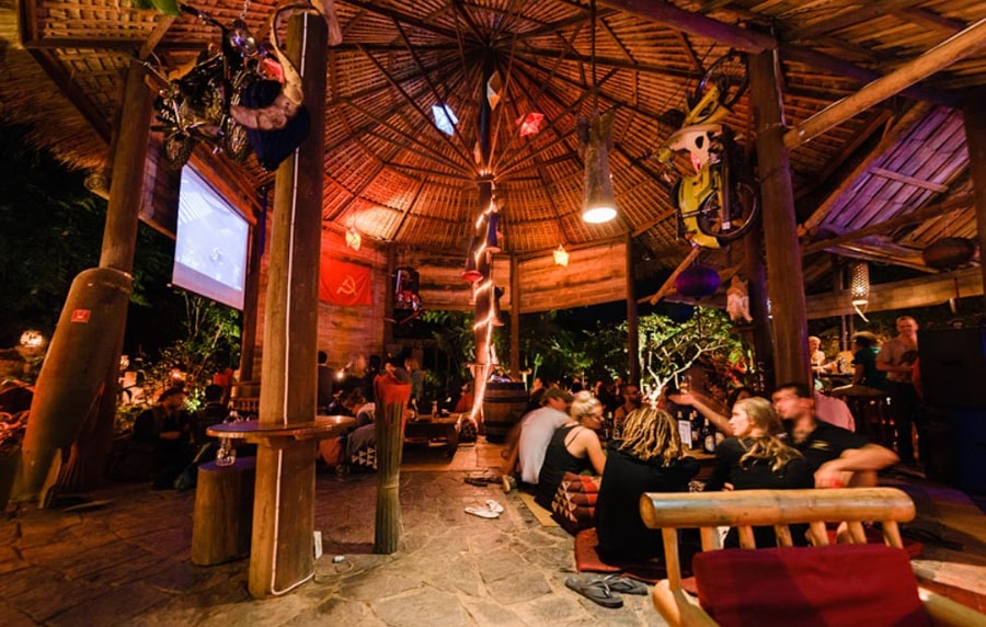 Utopia in Luang Prabang at night