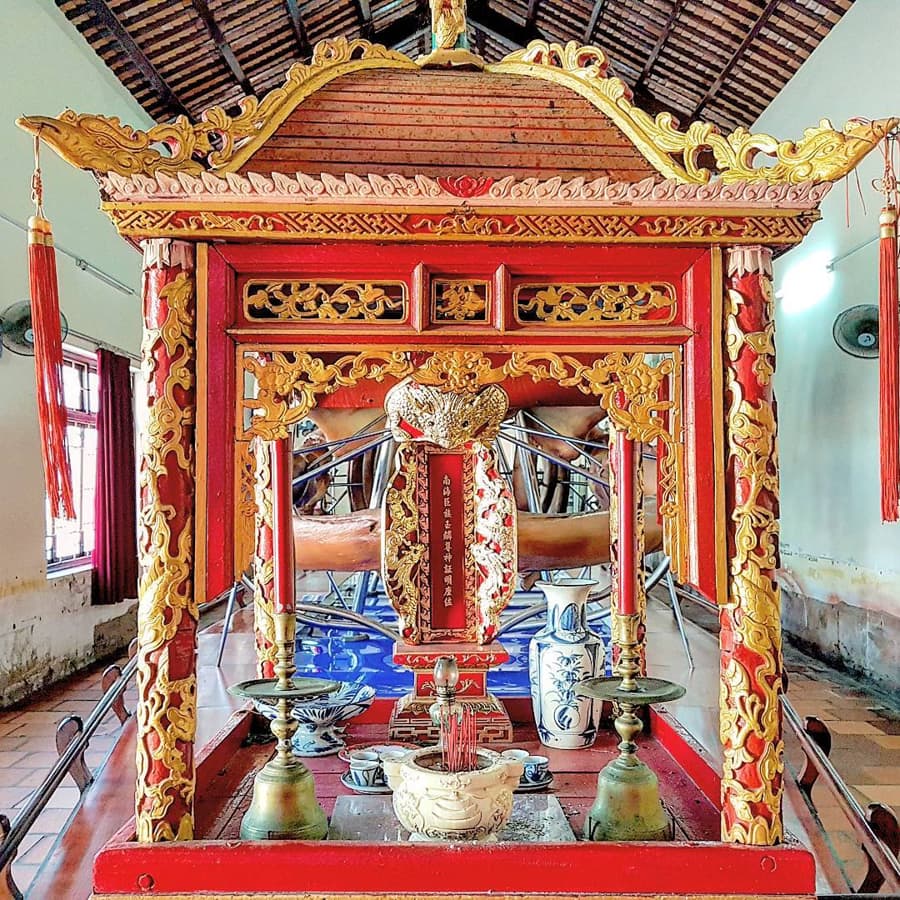 Van Thuy Tu Temple is well-known for venerating the Whale God