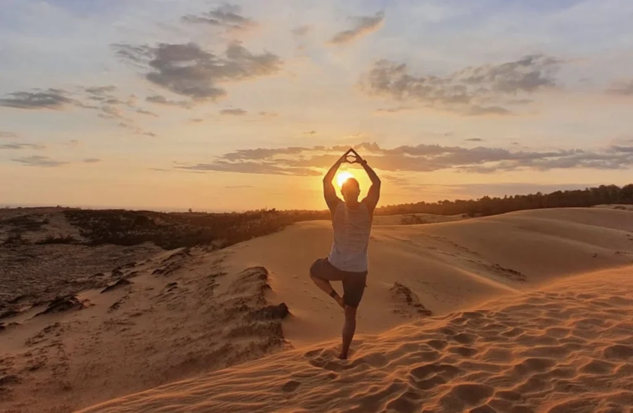 Walk Barefoot Across The Mini Desert