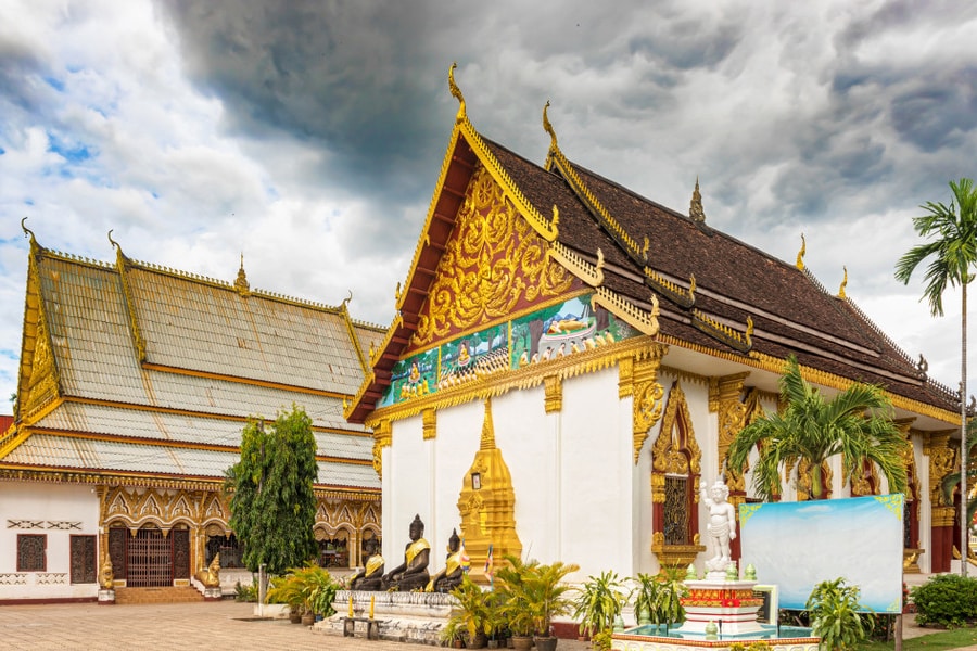 Wat Luang is the most prominent temple in Pakse