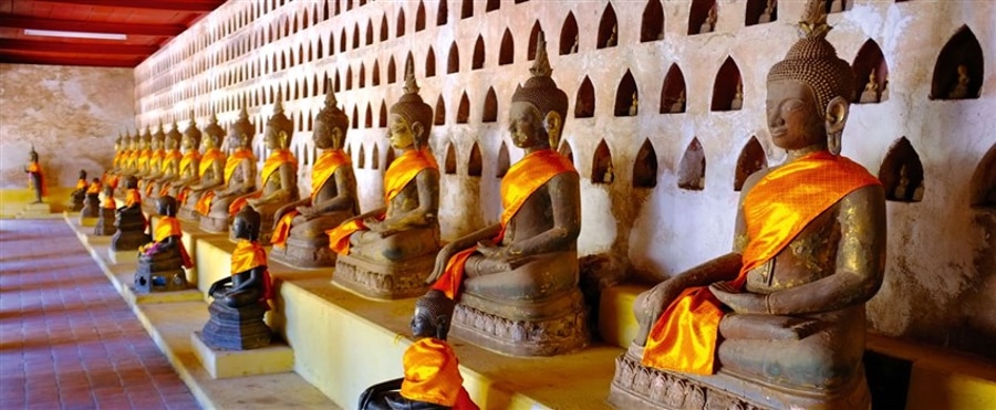 Wat Si Saket was built in 1818 at the request of King Anouvong