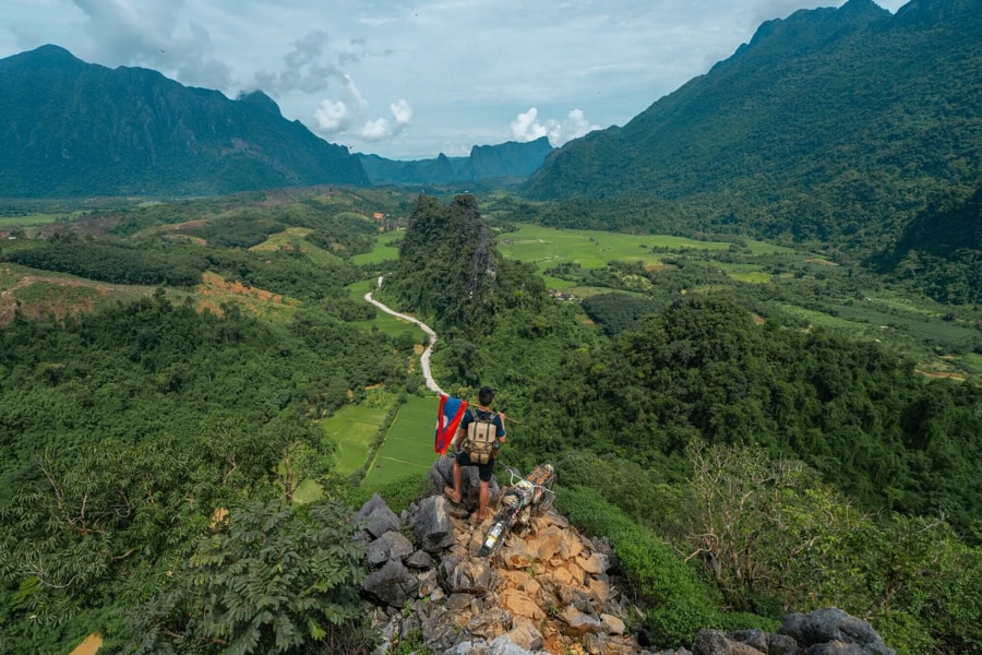 best time to visit Vang Vieng is during the cool and dry season