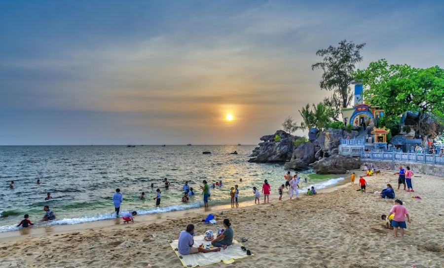 See The Sunset At Dinh Cau Temple