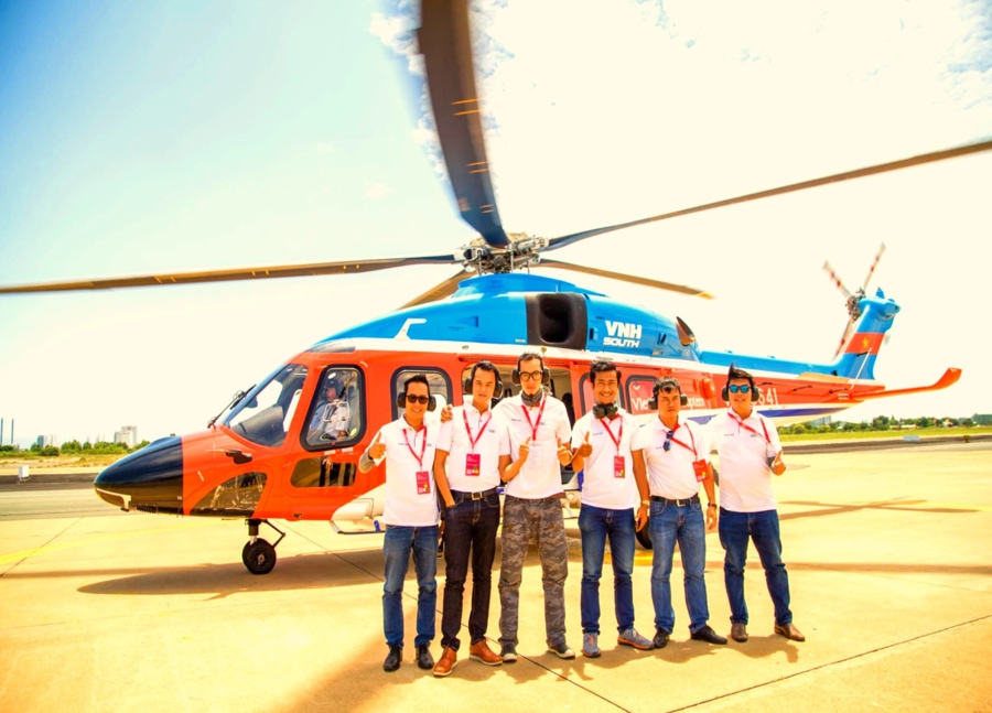 go to con dao By Helicopter