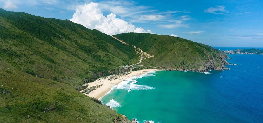 Take Drone Photos Of The Crescent Bay