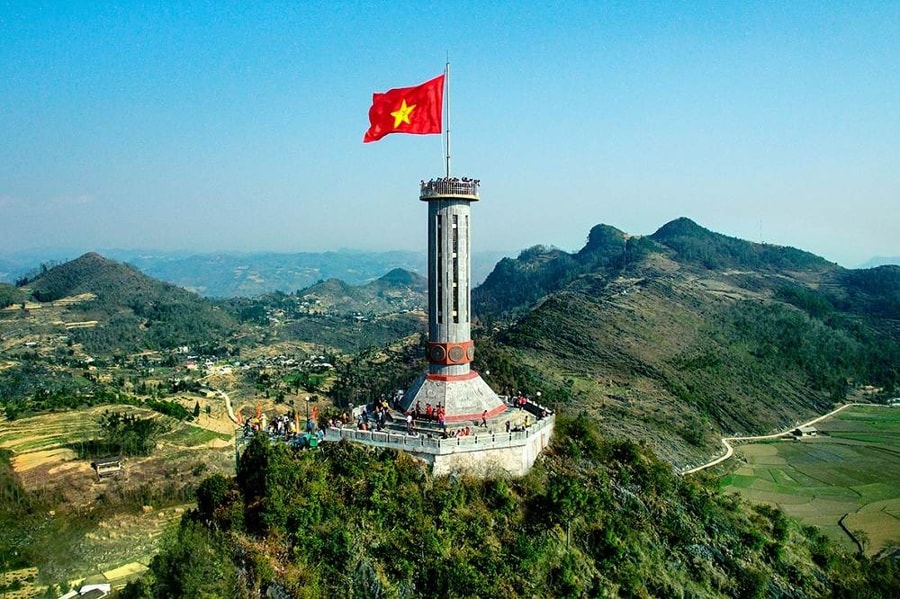 lung cu flag tower in ha giang