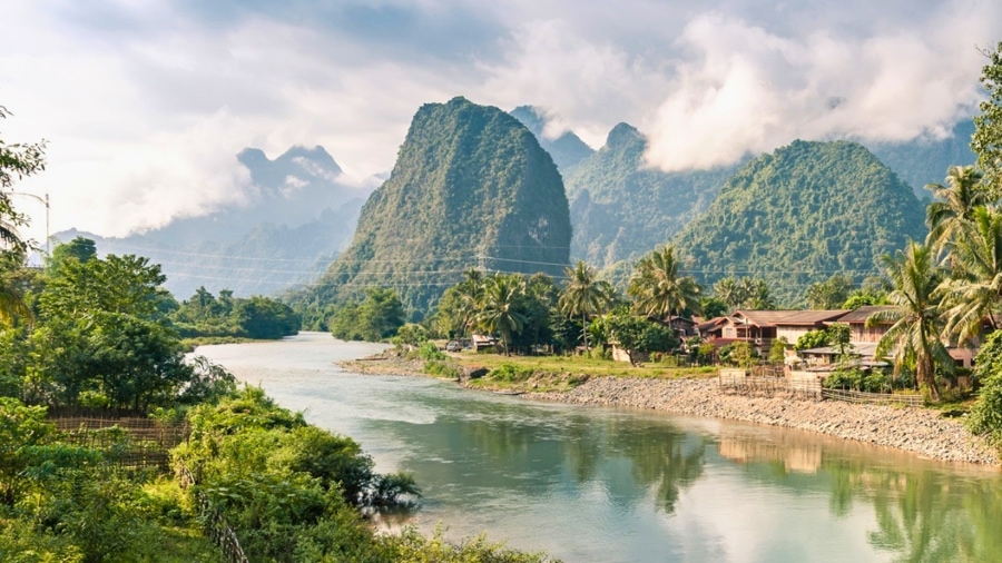 peaceful beauty of Huay Xai