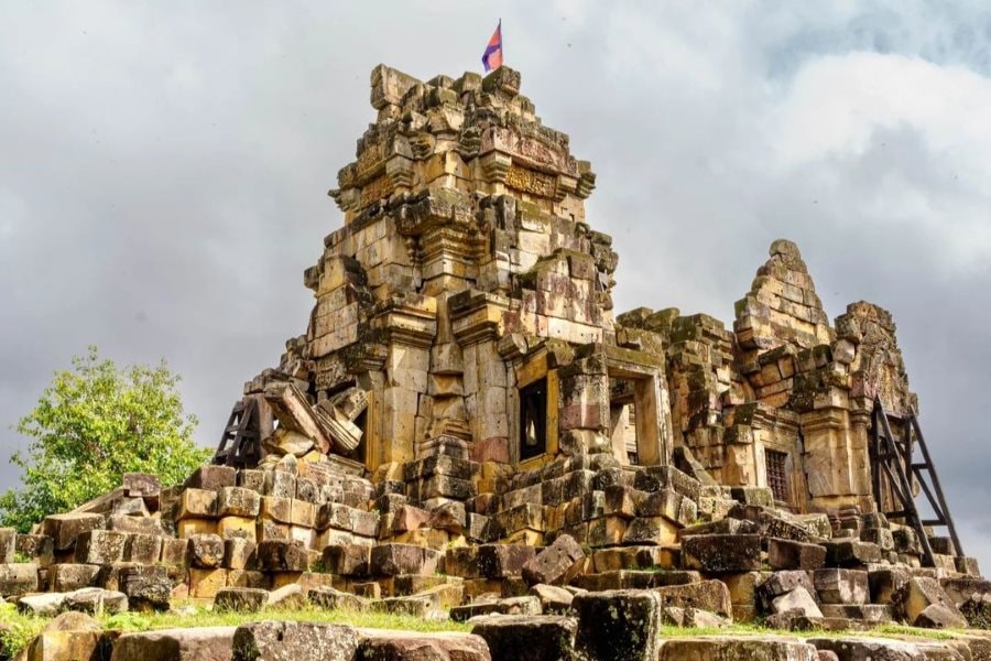 Ancient Ek Phnom Temple (11th-Century Angkorian Ruins)