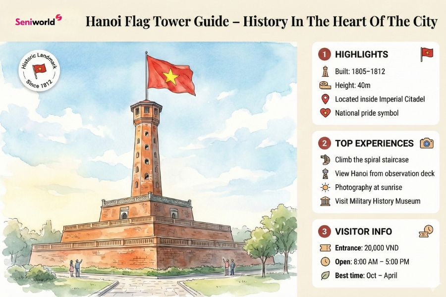 introduction to hanoi flag tower