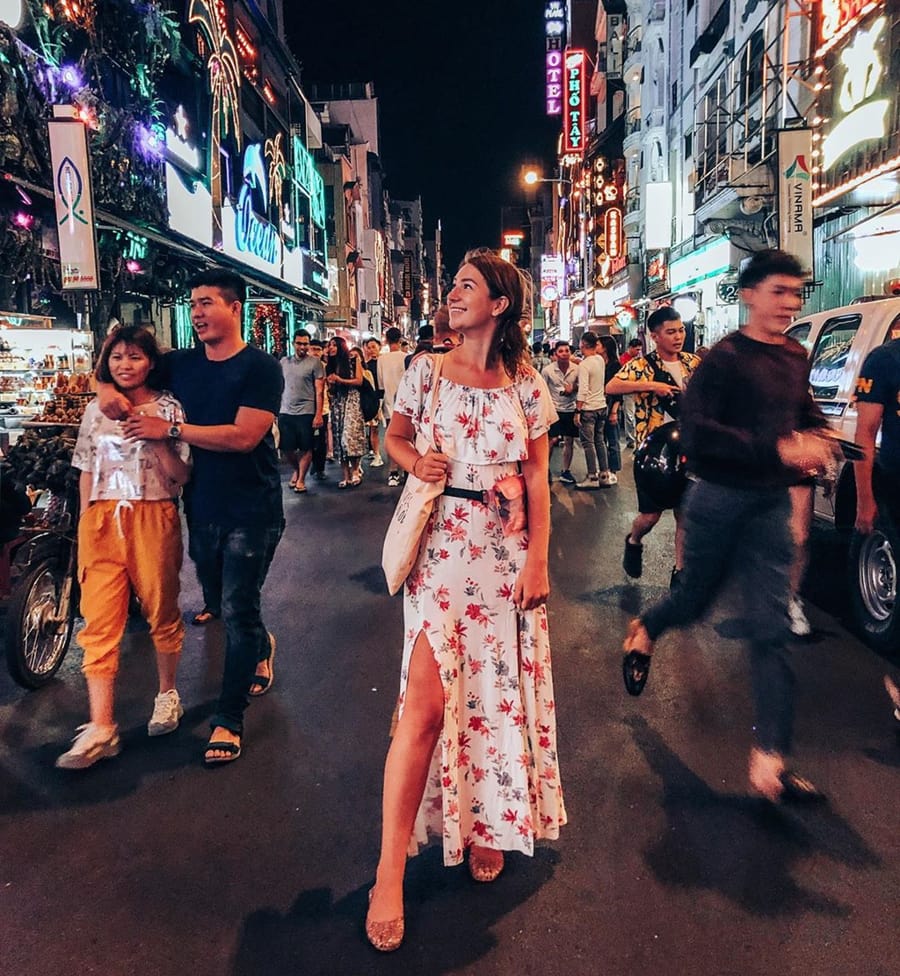 Bui Vien Walking Street is safe for tourists
