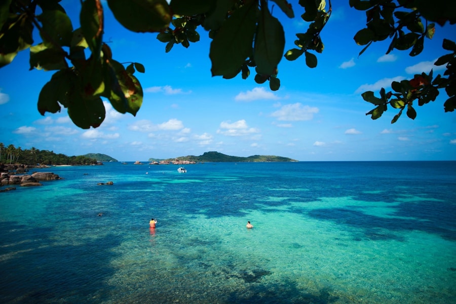 Calm, Clear-Water Bays And Lagoons