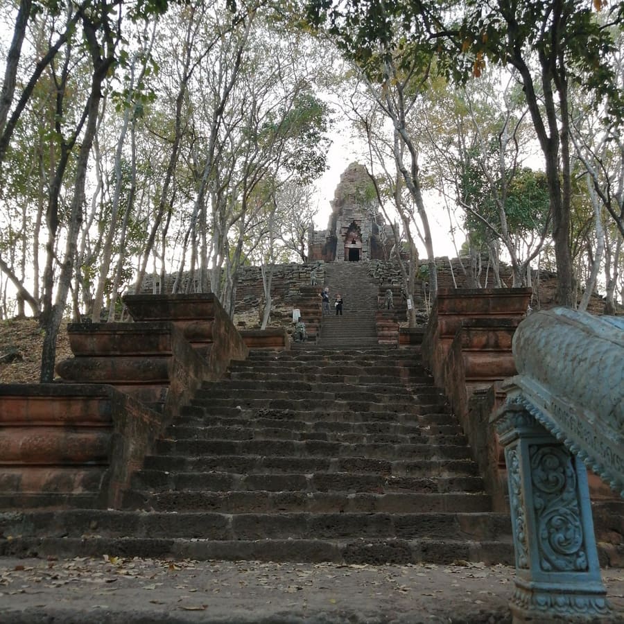Climb About 300 Ancient Stone Steps To The Hilltop Temple