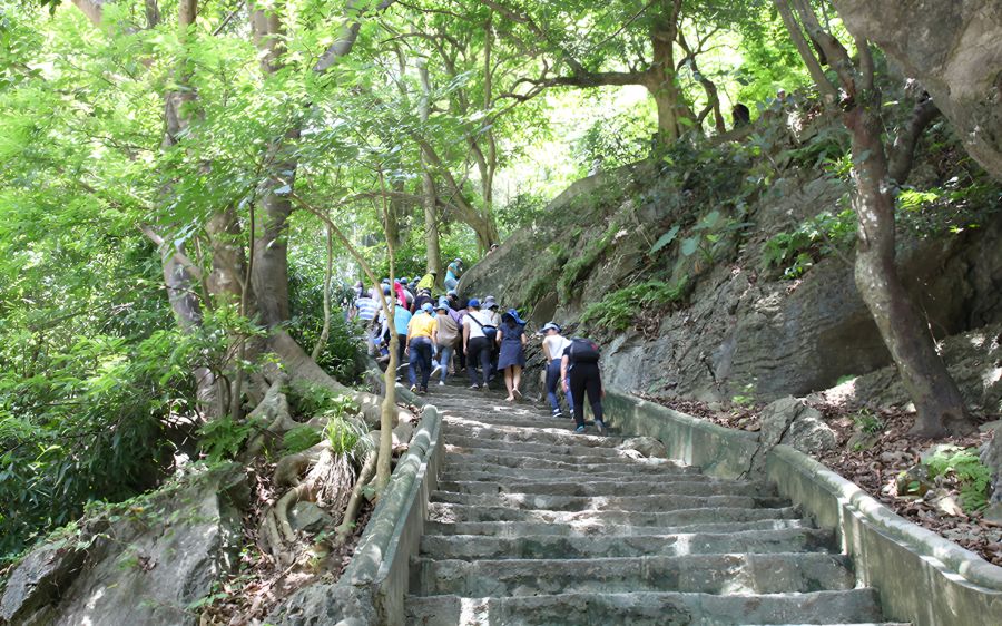 Climb The Stone Stairway To Am Tien Cave