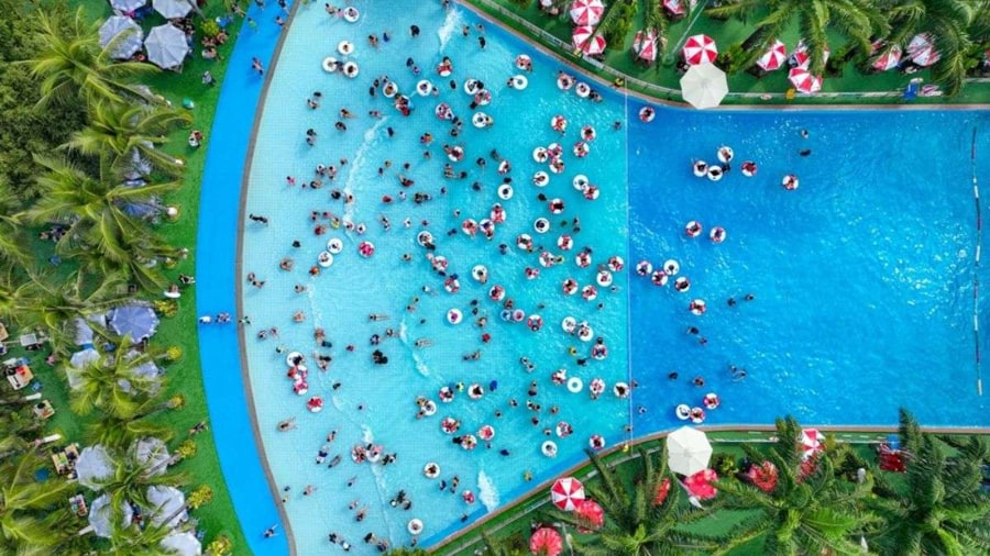 Dam Sen Water Park was developed as part of the larger Dam Sen Cultural Park project