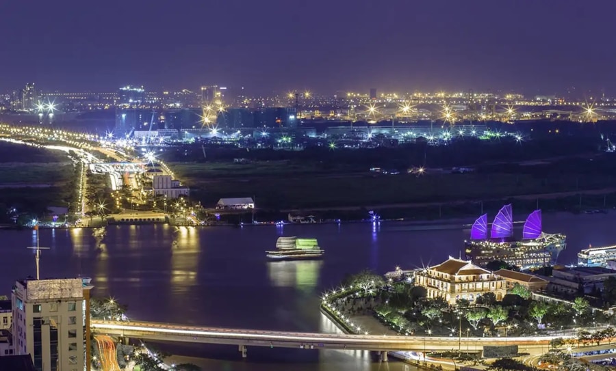 Enjoy Scenic Views Along The Saigon River