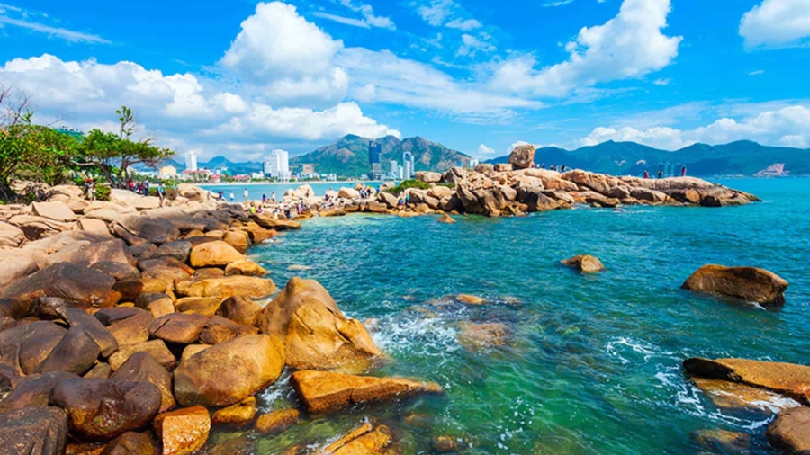 Hon Chong Beach is a scenic coastal attraction in Nha Trang