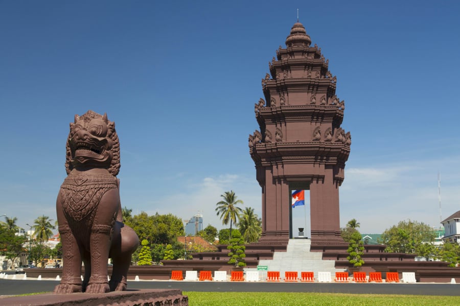 Independence Monument in phnom penh
